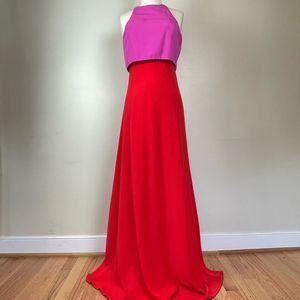 Jill Stuart Color Block Gown